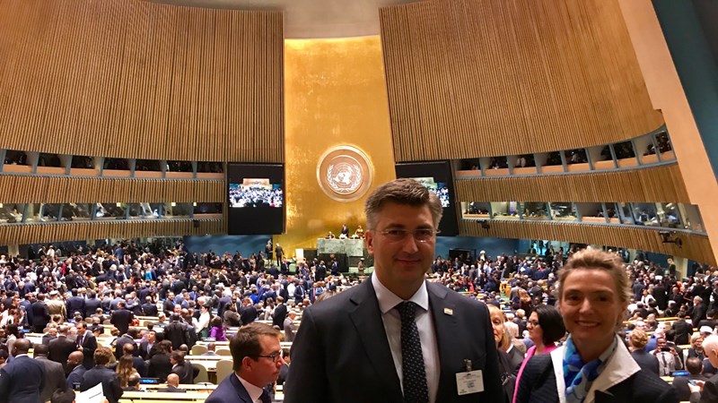 Plenković: Predstavit ćemo hrvatski pogled kako pridonijeti globalnoj sigurnosti i mirovnim procesima 